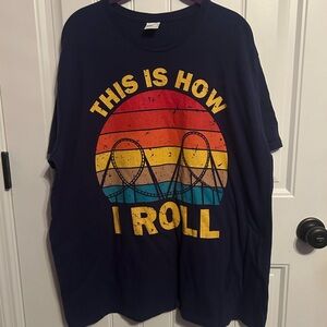 This Is How I Roll navy t shirt